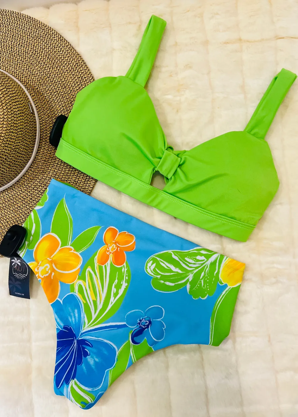 Set De Bikini Y Top Luna Sky Garden 1550